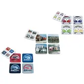 Vw-collect T1 Bus Untersetzer 4er Set Bunt