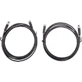 Victron Energy Victron M8 Rundsteckverbinder-Kabel 3-polig Stecker/Buchse 5?m – 2er-Set