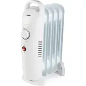 Tristar Haushaltsgeräte Tristar KA-5103 Ölradiator, Öl-Heizlüfter, Öl, Drinnen, Flur, Weiß, Tasten, Drehregler