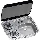 Dometic HSG2445 - 2-flammig mit Glasabdeckung