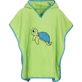 Playshoes Badponcho Schildkröte grün Junior Größe S