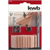 Kwb Holzbohrer/Dübel-Satz 8mm
