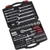 VARO KREATOR Steckschlüsselsatz 1/2" 1/4" im Koffer- 81 Teile Drehmomentschlüssel