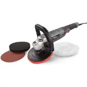 Powerplus 1200w 180 Mm Electric Polisher 3 Pieces Silber One Size / EU Plug