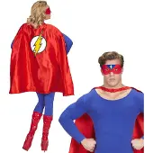 E-Carnavalskleding.nl SUPERHELD (Umhang, Augenmaske) - 85 cm