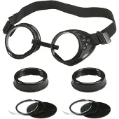 Widmann Brille Für Schweisser / Entdecker/ Flugkapitän Mit Vielen Glässern