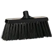 Vikan Hygiene 2915-9 Besen 30 cm, schwarz, harte Fasern, 330 mm
