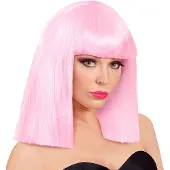 Widmann Longbob-Perücke, rosa