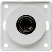 Berker Steckdose 12 V, Integro Modul-Einsätze, polarweiß glänzend, Cable lug, Weiß, Thermoplast, Glänzend, IP20, IK05