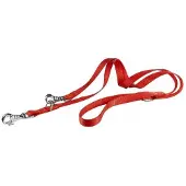 Ferplast Hundeschnur Club-GA 200 x 2 cm Nylon/Stahl rot