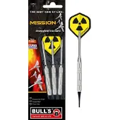 Bull's Mission Softdart Nickel-Chrom Soft Tip Dart Soft - Dartpfeile, Gewicht:16538 - 18 g
