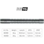 Bull's BE-16 Soft Dart Barrel, 18 Gr. / Inhalt 1 Stück