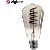 EcoDim - Smart E27 LED Lampe Filament Ø64 - 5W - 1800K-5000K - 300 Lumen - EU - 5000K - Kaltweiß