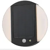 LumenXL Moderne Solar-Außenwandleuchte mit Sensor - Blitz