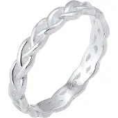 Elli Ring Knoten Twisted Trend Blogger Unendlich 925 Silber Elli Silber