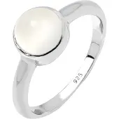Elli Ring Trend Bandring Mondstein Edelstein 925 Silber Elli Weiß