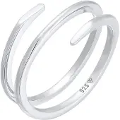 Elli Ring Wickelring Twist Fein 925 Silber Elli Silber