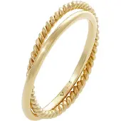 Elli Ring Wickelring Klassik Fein Gedreht 925 Silber Elli Gold