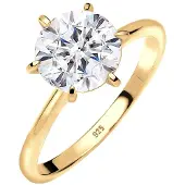 Elli Ring Verlobungsring Kristalle 925 Silber Elli Gold