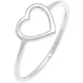Elli Ring Herz Cut Out Design Filigran 925 Sterling Silber Elli Silber