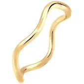 Elli Ring Wellen Minimal Geo 925 Sterling Silber Elli Gold