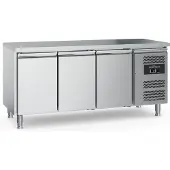 Ecofrost Gastro Edelstahl Kühltisch Kühltheke 3 Türen 1795x600x850mm 339l +2/+8°C
