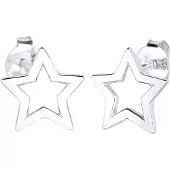 Elli Ohrringe Stern Trend Astro Filigran 925 Silber Elli Silber