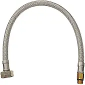 GROHE Europlus Druckschlauch flexibel M10x1 x M15x1 350 mm für Einhand-Waschtischbatterie chrom - 46254000