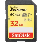 SanDisk Extreme, 32 GB, SDHC, Klasse 10, UHS-I, 90 MB/s, 40 MB/s