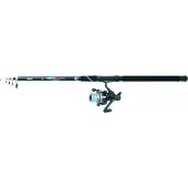 Jenzi Aal Tele Angelcombo 3,00m 40-80g Rute Rolle Schnur komplett Angelset