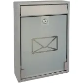 Toolland Briefkasten Milan Silber (grijs)