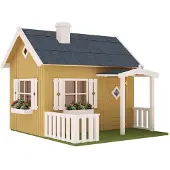 Palmako Spielhaus BxHxT: 267 x 219 x 272 cm, natur - braun