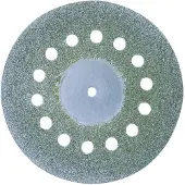 Proxxon 28846 Diamantierte Trennscheibe (Ø 38 mm) mit Kühllöchern , + 1 Träger