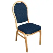 Bolero Bankettstühle mit runder Lehne rot (4 Stück)