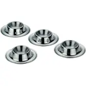 kela Eierbecher Vision Silber (4-teilig)