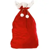 Vegaoo Nikolaus Sack Plüsch