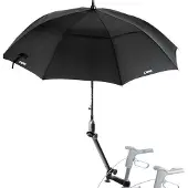 Topro Rollatorschirm mit Multifunktionsarm schwarz