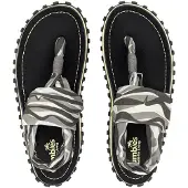 Gumbies - Slingbacks Zehentrenner in Übergrößen Mehrfarbig 2606 Slingbacks-Black große Damenschuhe