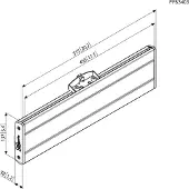 Vogel's Pfb 3405 Schnittstellenleiste 515 Mm