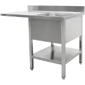 Saro Spülcenter 1 Becken, rechts - B 1400 x T 700 mm
