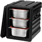 Saro Gastro-Products GmbH Saro Warmhaltebehälter REES, spülmaschinenfest, Praktische Thermobox mit 12 Auflageschienen, 1 Warmhaltebehälter