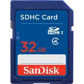 SanDisk SDHC Speicherkarte 32 GB - Blau
