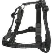 Trixie Trainingsgeschirr Lead'n'Walk Soft - schwarz - 45–70 cm/25 mm