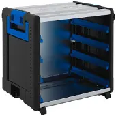 SORTIMO WorkMo Modul – 8 Kofferschienen für T-BOXX & Metallkoffer – Modularer We