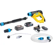 Gloria Haus und Garten MultiJet 18V, Kompakt, Akku, 5 m, Schwarz, Blau, Weiß, 240 l/h, 24,9 bar