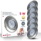 B.K.Licht LED Einbaustrahler ultra-flach schwenkbar Decken-Spot Einbau-Leuchte
