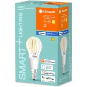 Ledvance SMART+ Bluetooth LED Filament Lampe E14 Kerze - B35 4W 470lm 2700K dimmbar Einerpack