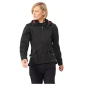 Vanucci VUJ-1 Damen Motorrad-Softshelljacke schwarz, 44