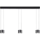 BANKAMP LED-Pendelleuchte Impulse flex 2223 Anthrazit matt 3-flammig
