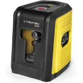 Trotec Kreuzlinienlaser BD5A (10 m Reichweite) mit Neigungsfunktion, Selbstnivellierend inklusive Kombi-Halterung m. Universalklemme plus Saugnapf